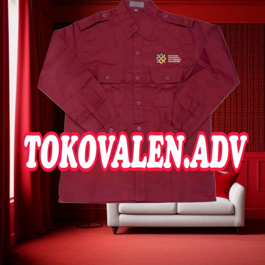 Kemeja BKKBN Baju BKKBN Seragam BKKBN Terbaru Panjang