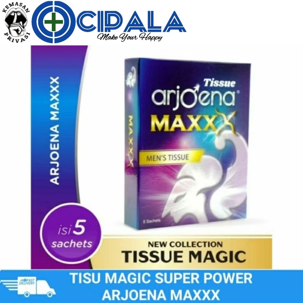 Tisu Magic Arjoena Maxxx Isi 5 Sachet