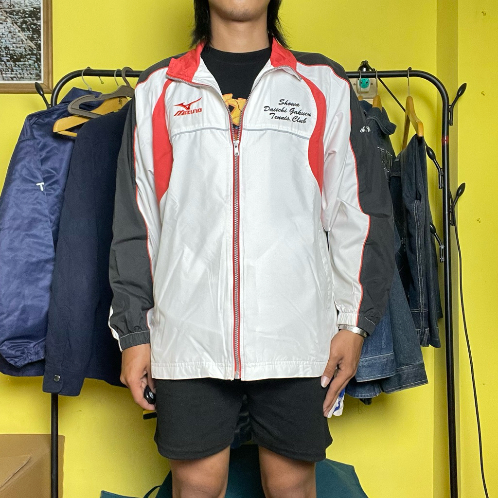 Mizuno Krem Jacket colorblock vintage asics