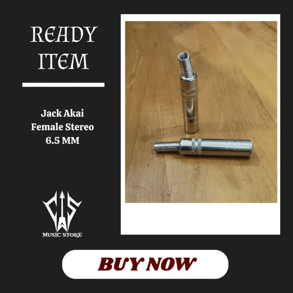 Jack Akai Female Stereo 6,5 MM