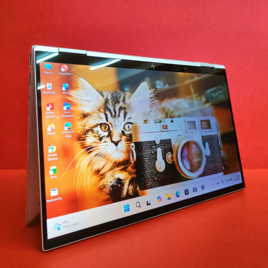 SPESIAL PROMO LAPTOP HP ELITEBOOK X360 1030 G7 CORE I7 GEN 10 RAM 16GB SSD 256GB FLIP TOUCH BERGARAN