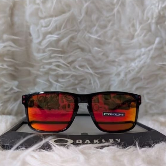 Kacamata Original Oakley Holbrook Polished Black w/ Prizm Ruby 009244 31