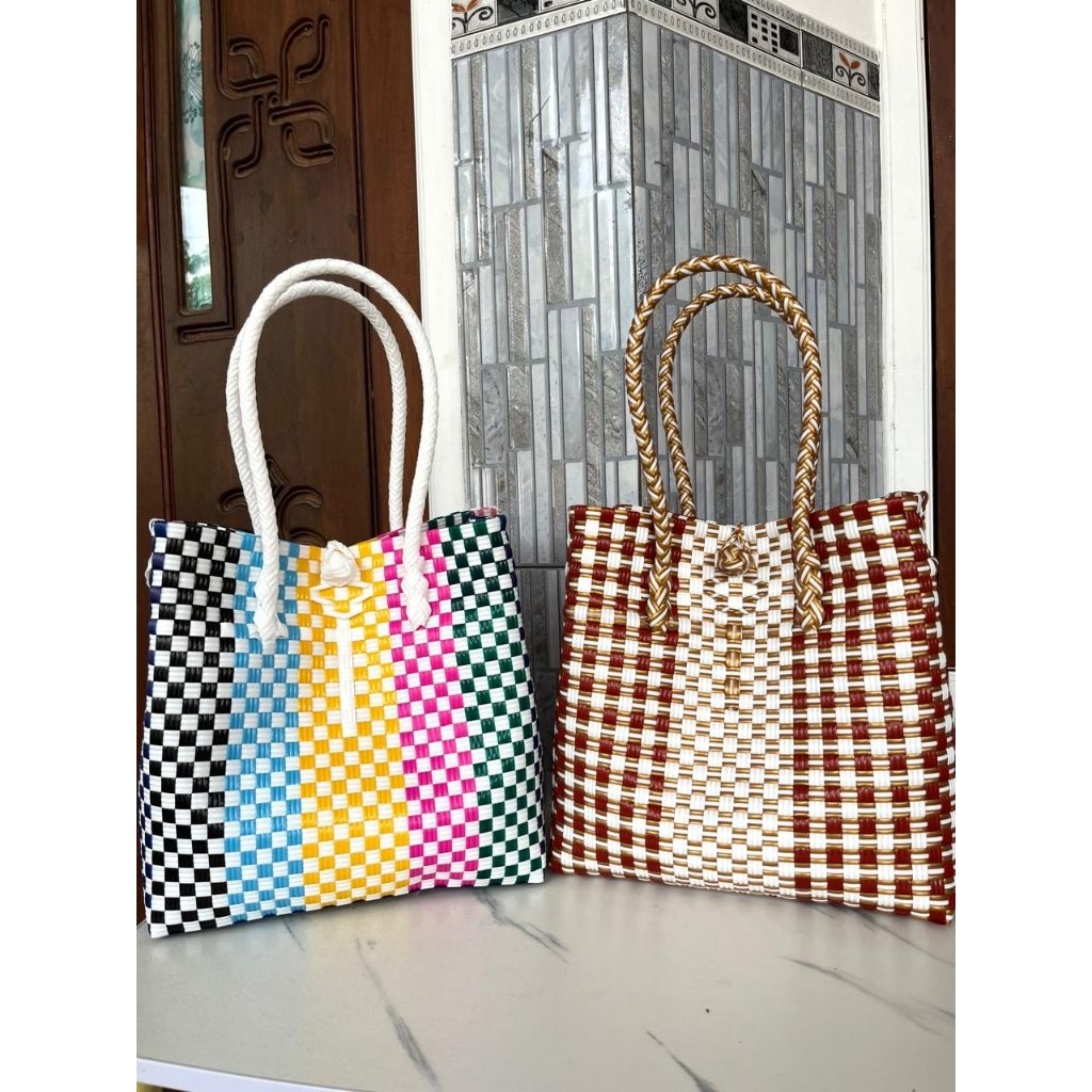 Tas Anyaman Jali Premium Kapasitas 8kg beras/gula / Tas Buwuh / Tas Wanita