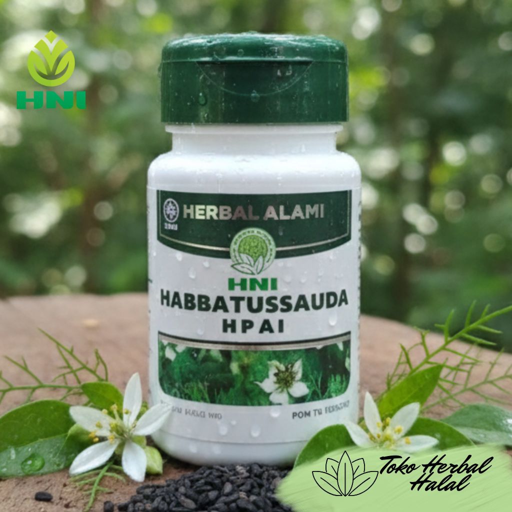 Habbatussauda HNI HPAI Original - Jintan Hitam Alami - Suplemen Daya Tahan & Kebugaran BPOM Halal