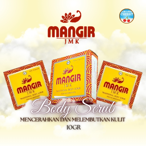 [JMK] BODY SCRUB MANGIR LULUR TRADISIONAL (10gr)