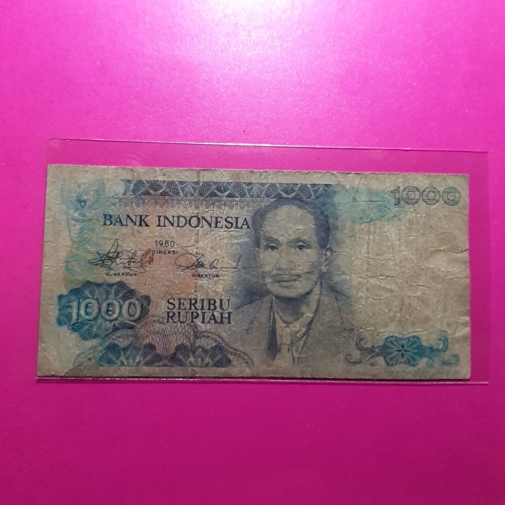 uang 1000 rupiah sutomo 1980