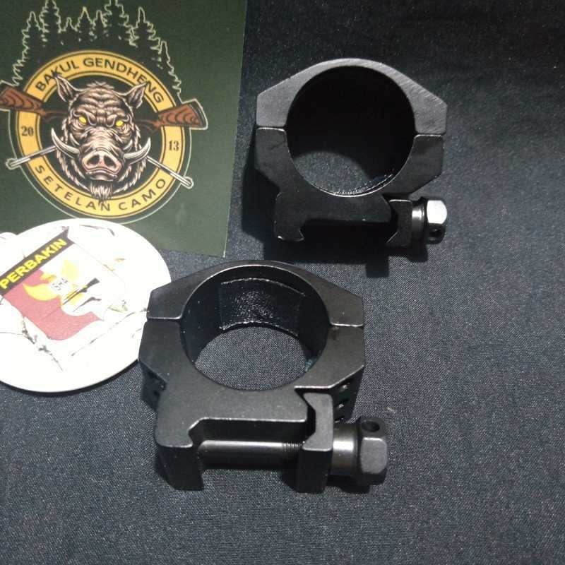 MOUNTING TELESKOP 3 BAUT OD30 PENDEK REL 22