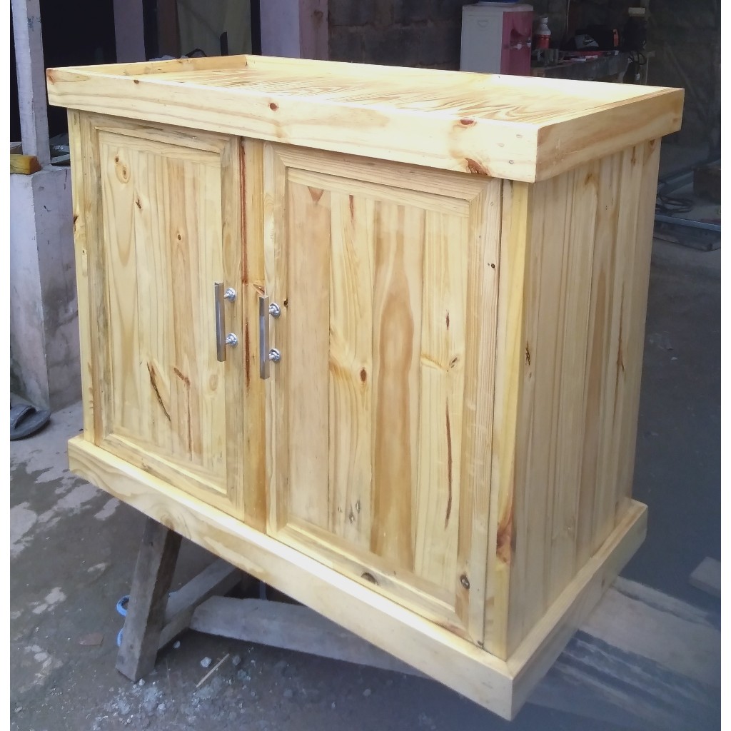 Meja Aquarium/Rak TV/Meja multifungsi/kabinet aquarium kayu jati belanda ukuran 100x50x70