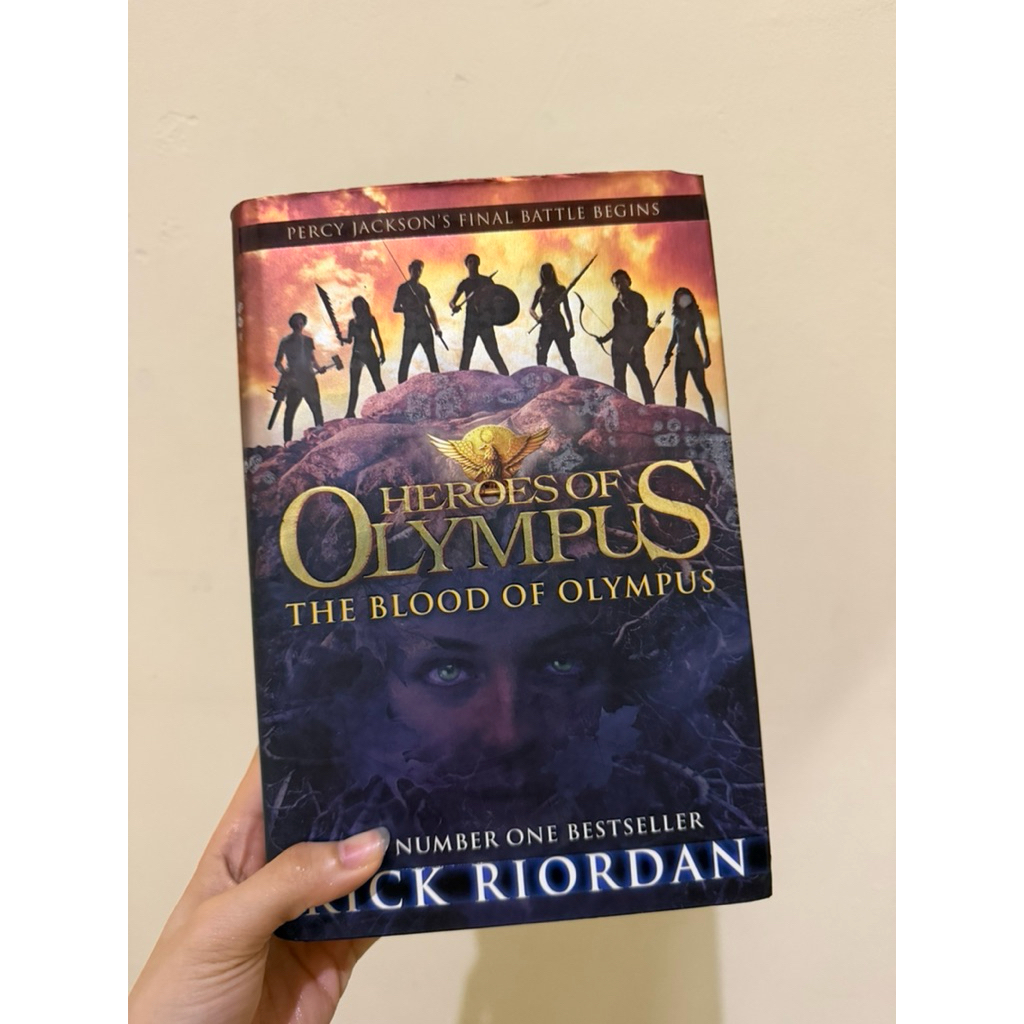 (ORIGINAL + ENGLISH + HARDCOVER) Heroes of Olympus: The Blood of Olympus #5 by Rick Riordan