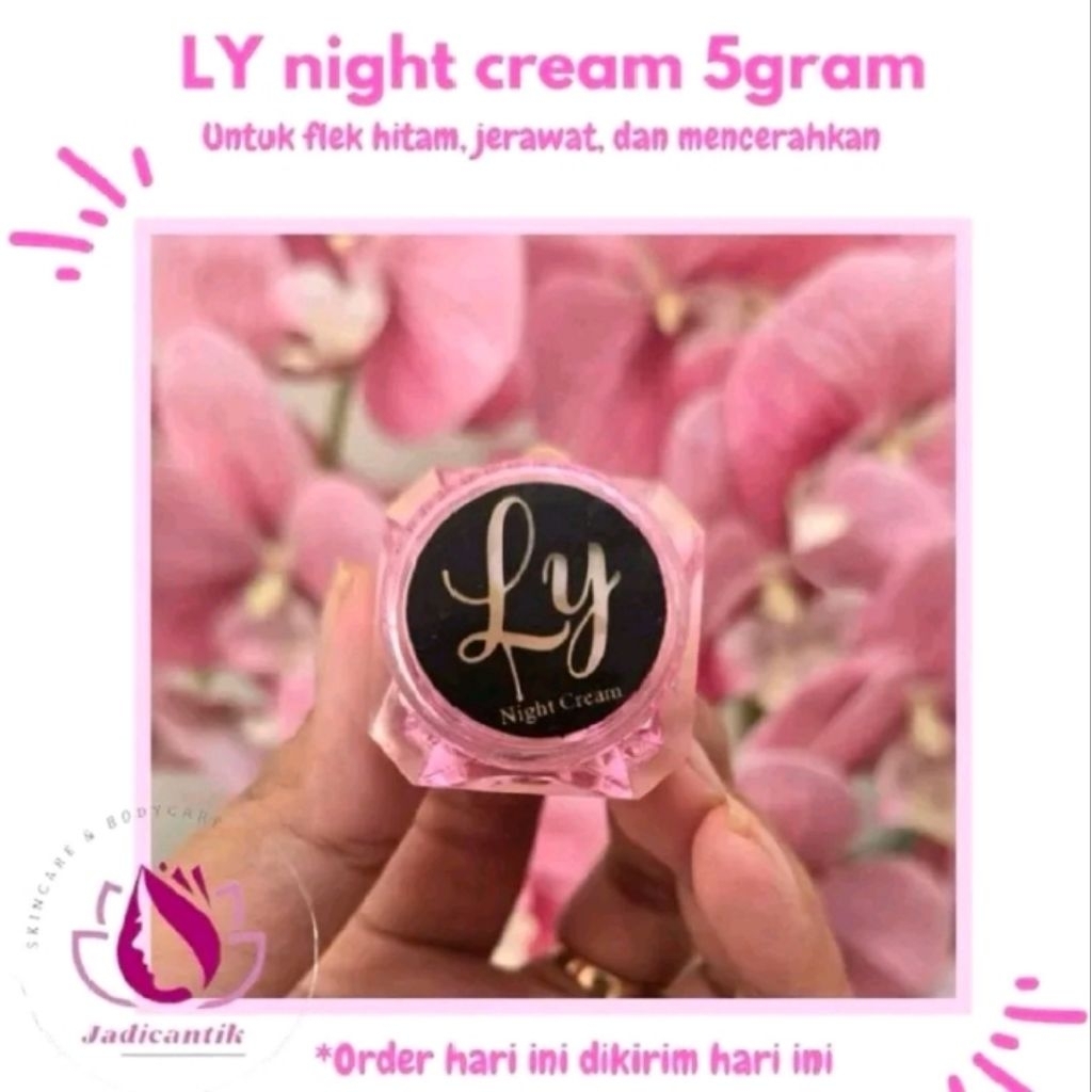 LY Salep Flek Hitam Membandel Salep Parma Original Cream Malam Booster Whitening 5gram Untuk Flek Hi