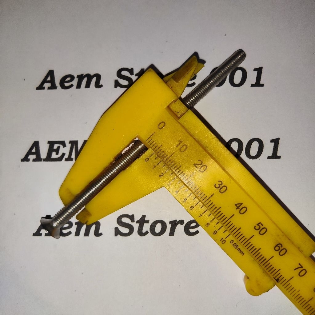 Verseng L M5 x 100 (10cm) stainless 304 A2-70