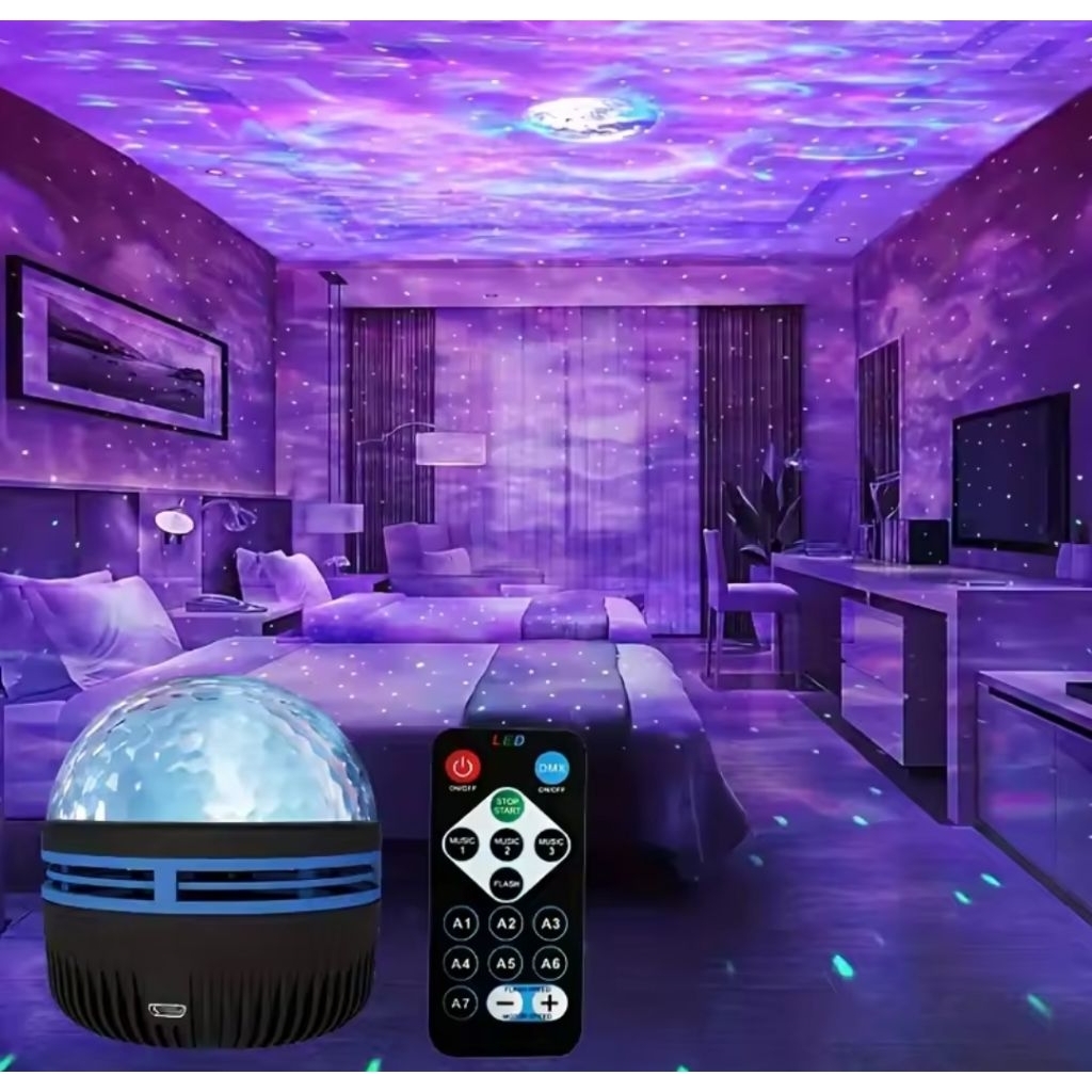 lampu proyektor lampu tidur lampu galaxy c6