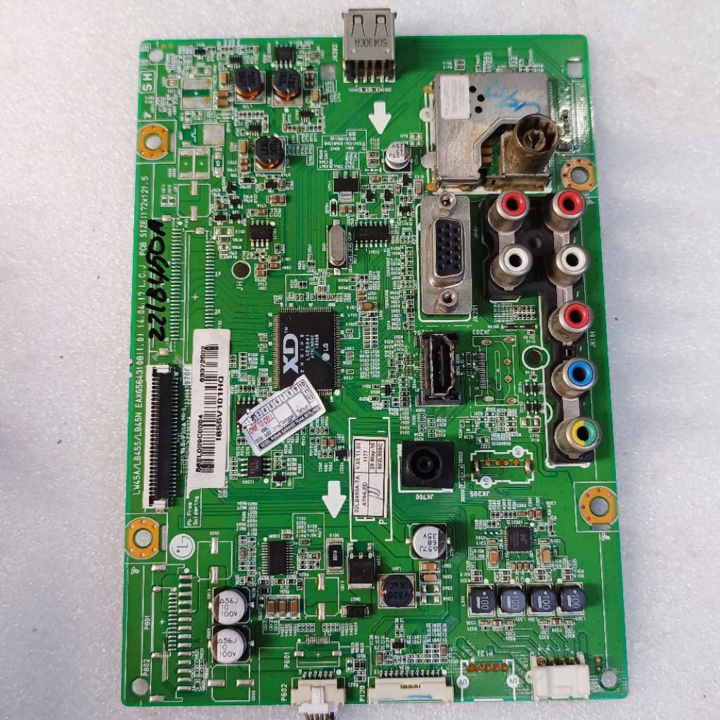MB LG 22LB450A - MAINBOARD TV LG 22LB450A - MOTHERBOARD TV LG 22LB450A - MOBO TV LG 22LB450A