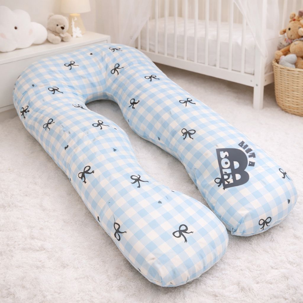 Bantal Hamil Jumbo 2 Sisi Motif Ukuran 120Cmx76Cm Tebal Dan Nyaman / Maternity Pillow Termurah Bisa Juga Untuk Bantal Menyusui Bayi