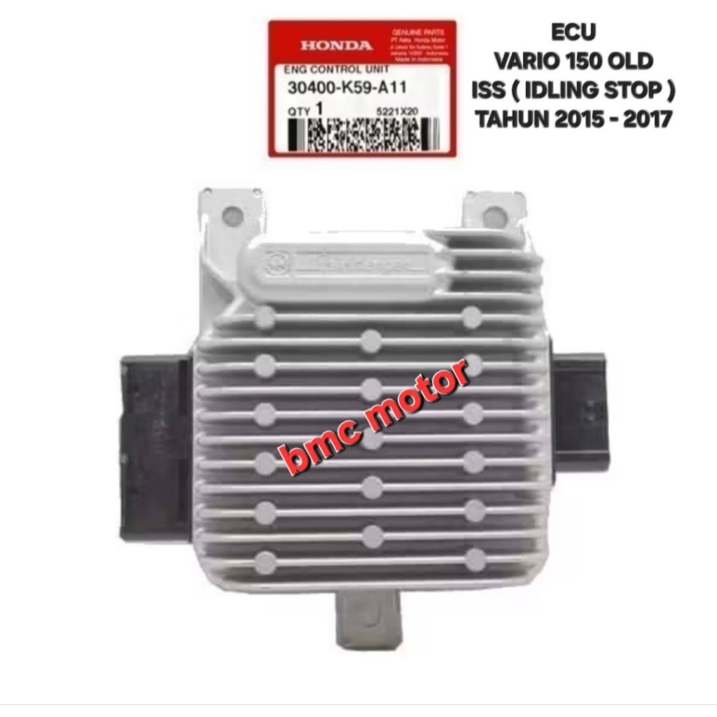 ECM ECU CDI VARIO 150 LED OLD ISS IDLING STOP TAHUN 2015 - 2017 30400-K59-A11 ORIGINAL