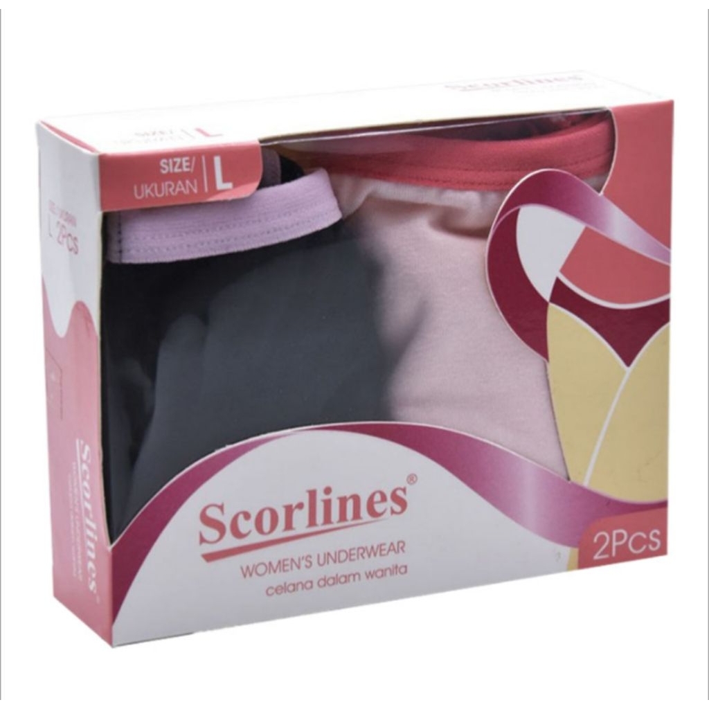 Scorlines Celana Dalam Wanita L 2 pcs