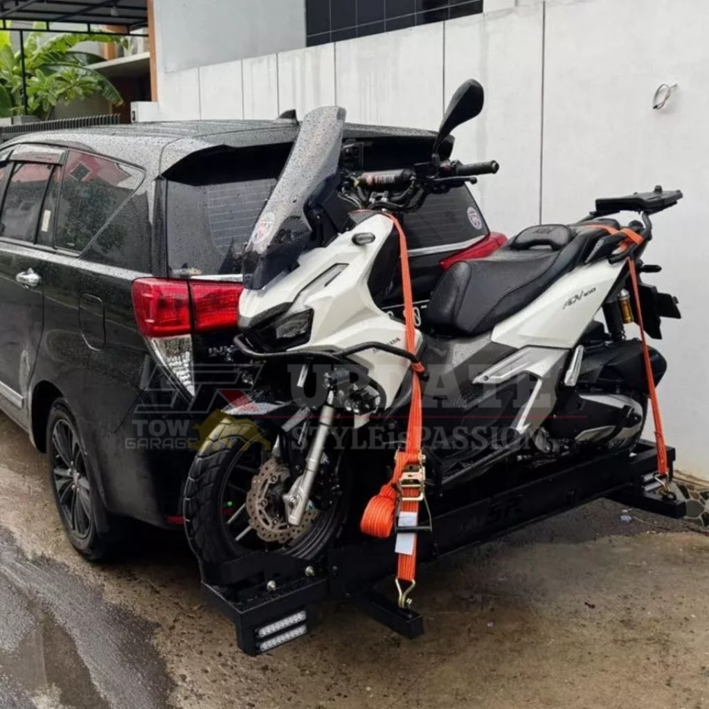 Towing Hitch Carrier Motorcycle Anhang by Sunrise Fortuner Innova Pajero Sport - Shopee Styleispassi