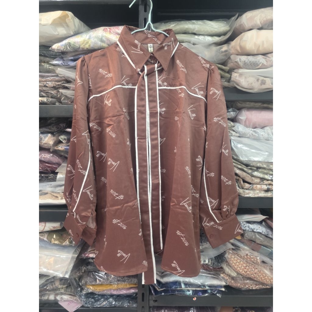 new monogram vanilla blouse by vanilla hijab