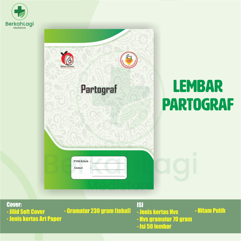 Partograf, lembar partograf