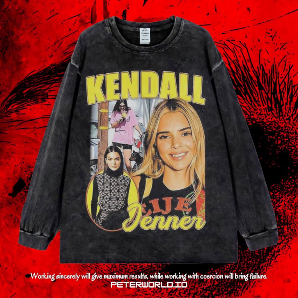KAOS LONG SLEEVE / KAOS WASHING / KAOS OVERSIZED / OVERSIZED T SHIRT / KAOS KENDALL JENNER LONGSLEEV