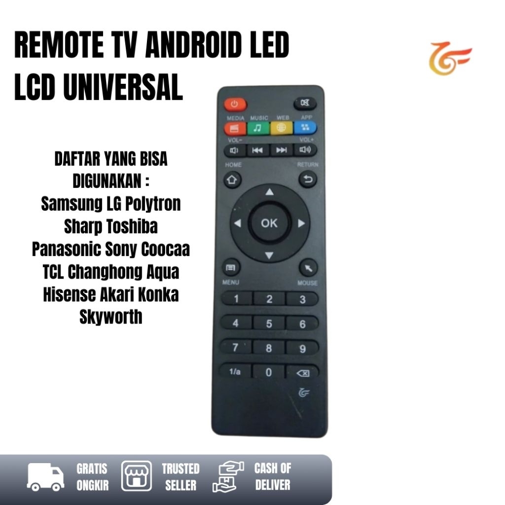 REMOTE TV ANDROID TV UNIVERSAL LCD LED SMART TV