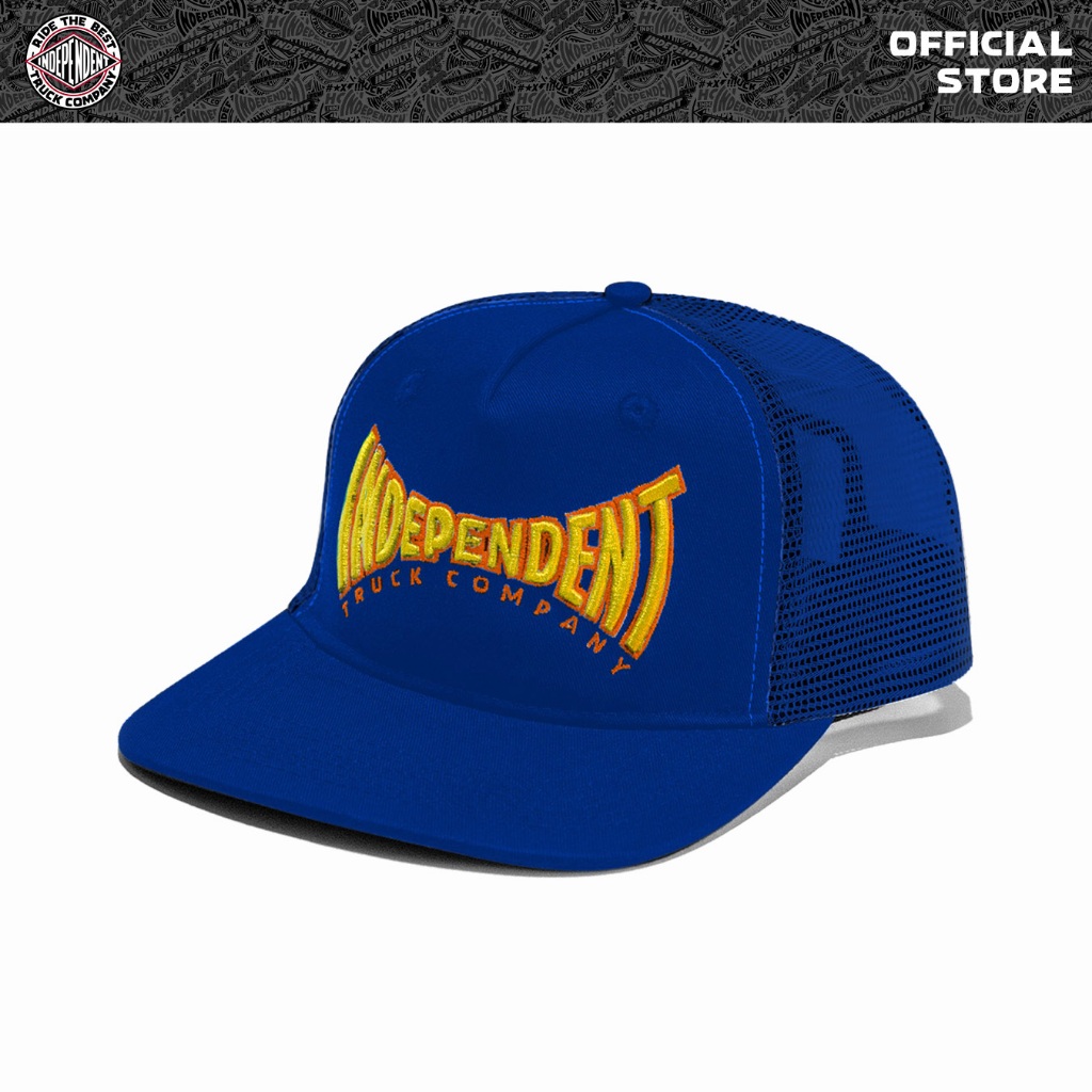 Independent Spanning Trucker Topi Pria IN1222011 blue