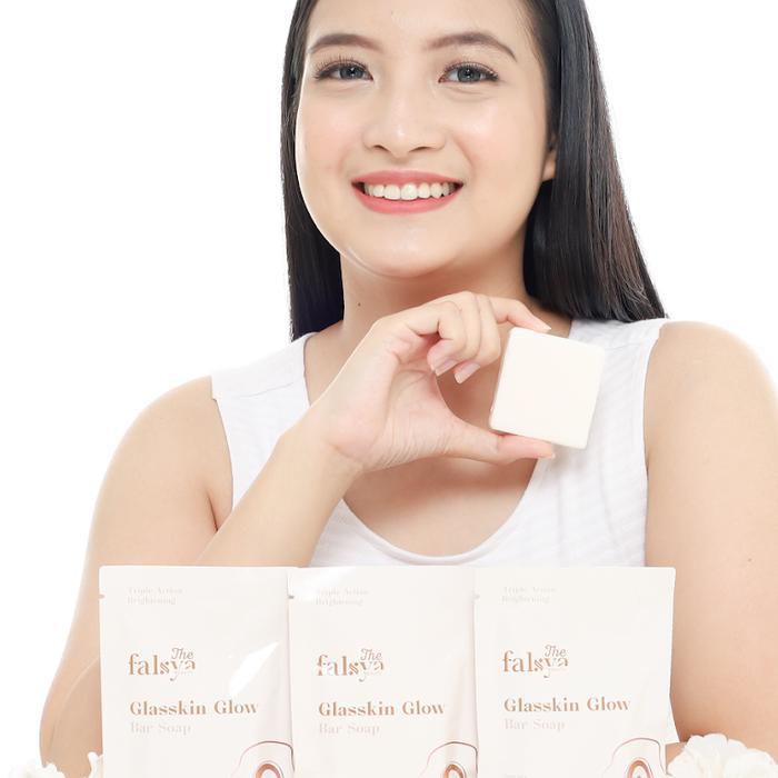 THE FALSYA GLASSKIN GLOW BAR SOAP 40 GR BPOM