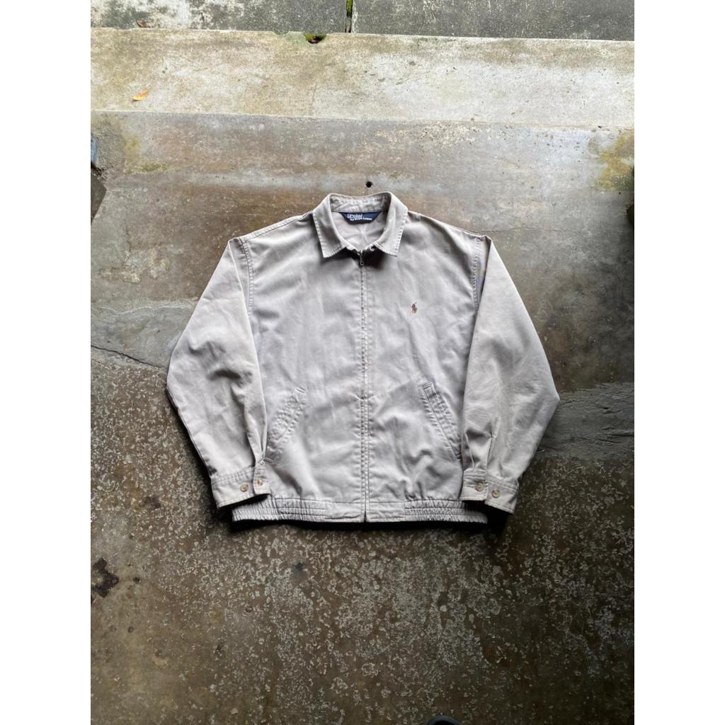 Polo Ralph Lauren Beige Cream Work Jacket Canvas