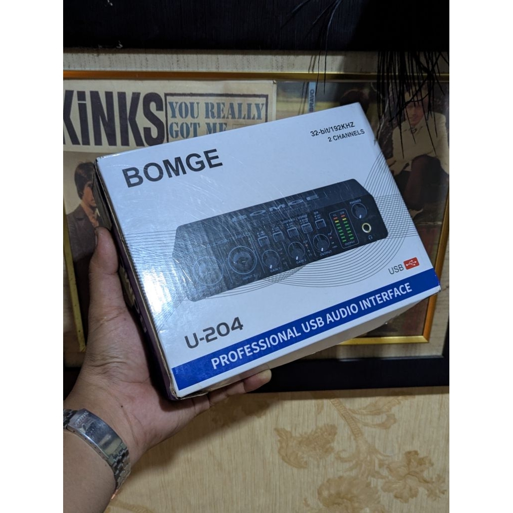 SoundCard Sound Card Audio Interface From BOMGE U-204