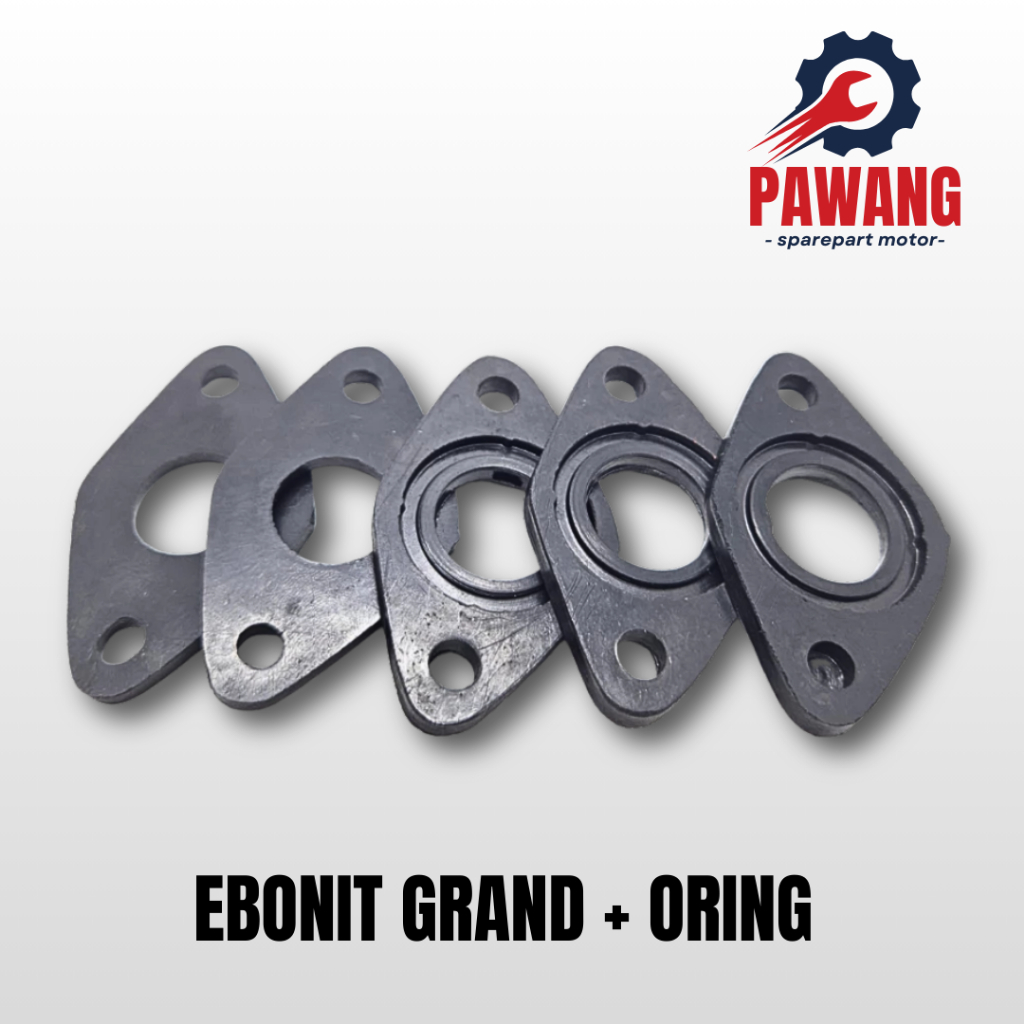 Ebonit Grand + Oring - Bonit Ebonit Fiber Karburator Grand