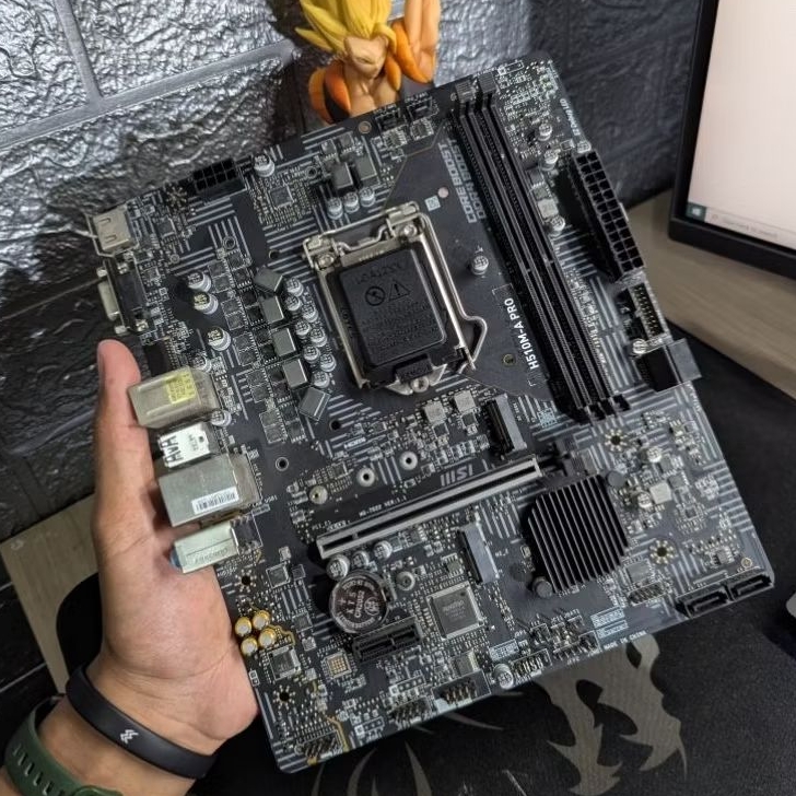 Paketan Intel i3 Gen 10 + Motherboard Msi H510M A Pro Mobo dan processor intel