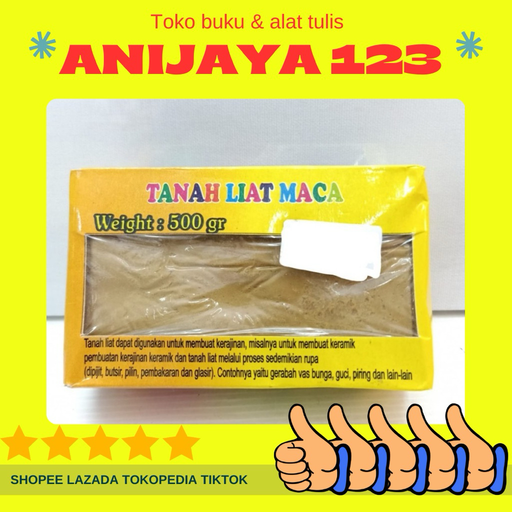 Tanah liat untuk modeling / sculpting - stoneware G1000, 500g.