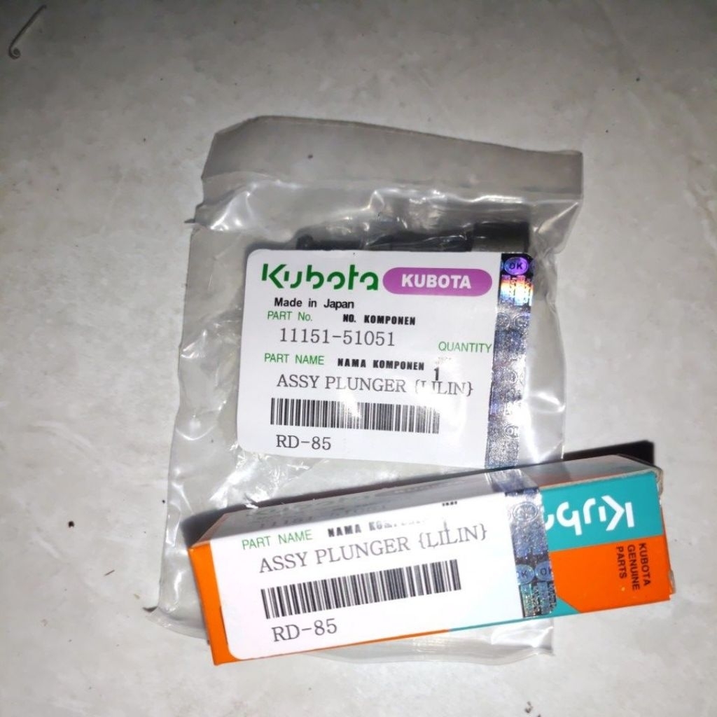 plunger rd 85 kubota (K154)
