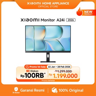 Xiaomi Monitor A24i 2026 Layar Jernih dengan Full HD Fast IPS | Refresh Rate Tinggi 144Hz | Warna Akurat dengan 99% sRGB | Nyaman di Mata dengan Low Blue Light | Monitor PC [Xiaomi Official Store]