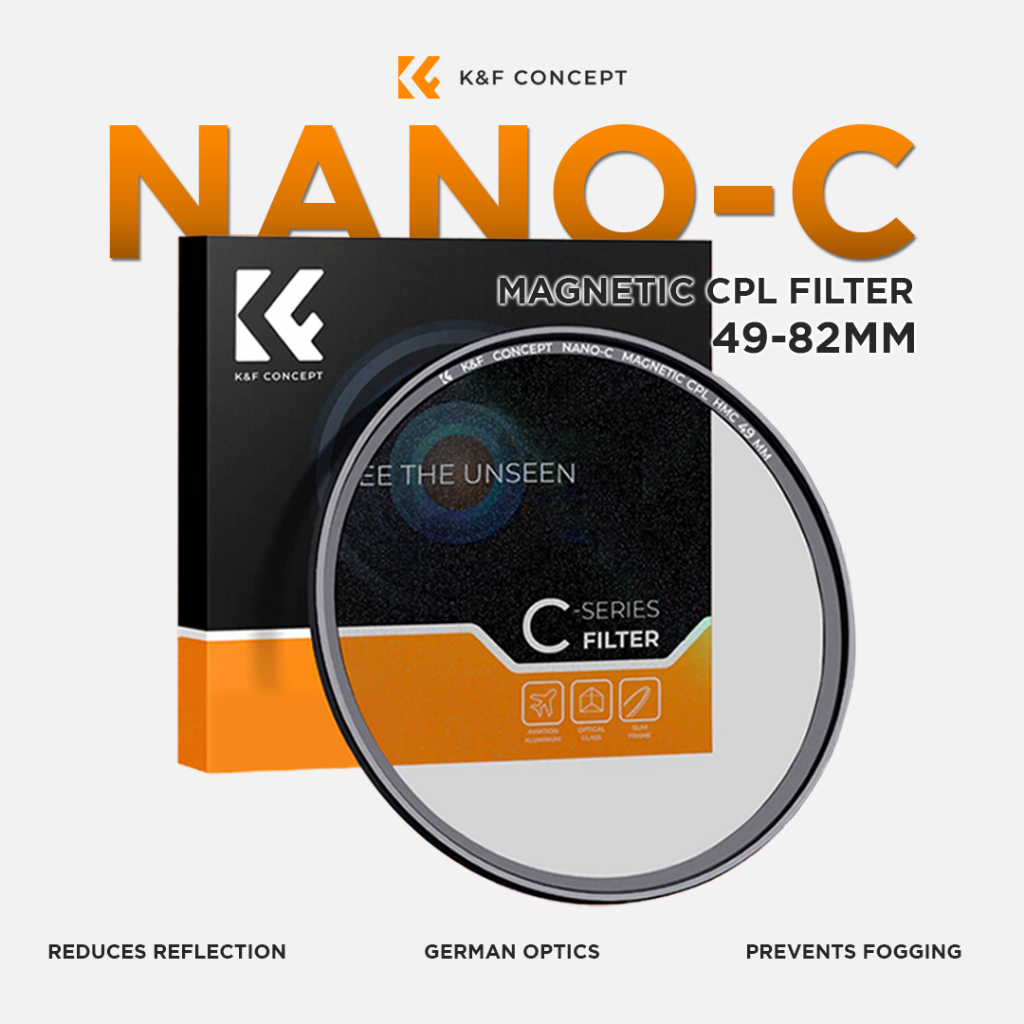KNF Concept Lens Filter Nano-C Magnetic CPL Filter K&F Concept