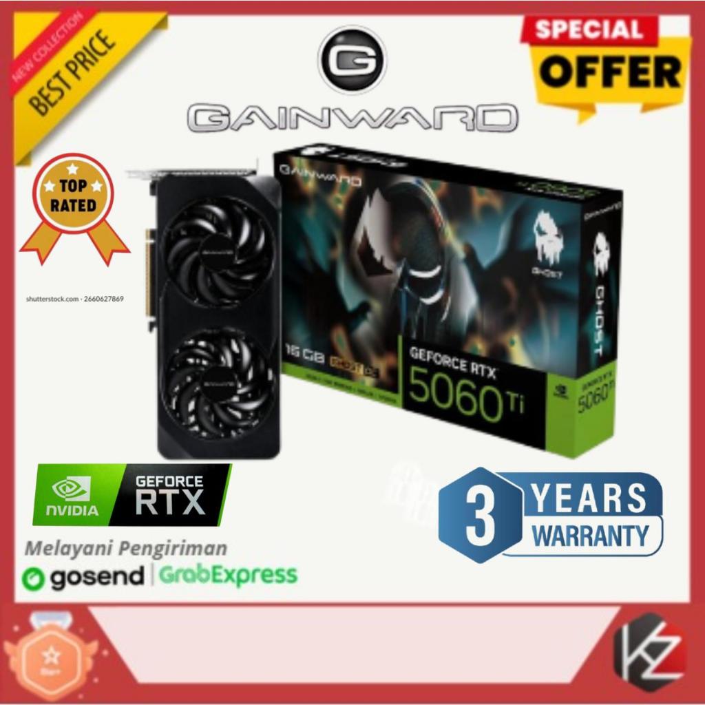 Gainward NVIDIA GeForce RTX 5060 Ti / RTX 5060TI Ghost 8GB DDR7