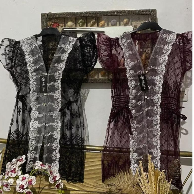 Emily outer brukat - Brukat kebaya wisuda - outfit kondangan