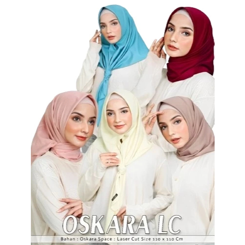 SO-SO (AZARA OSKARA LC) Jilbab Polos Super Fashion LC / Hijab Segiempat Kerudung Azara