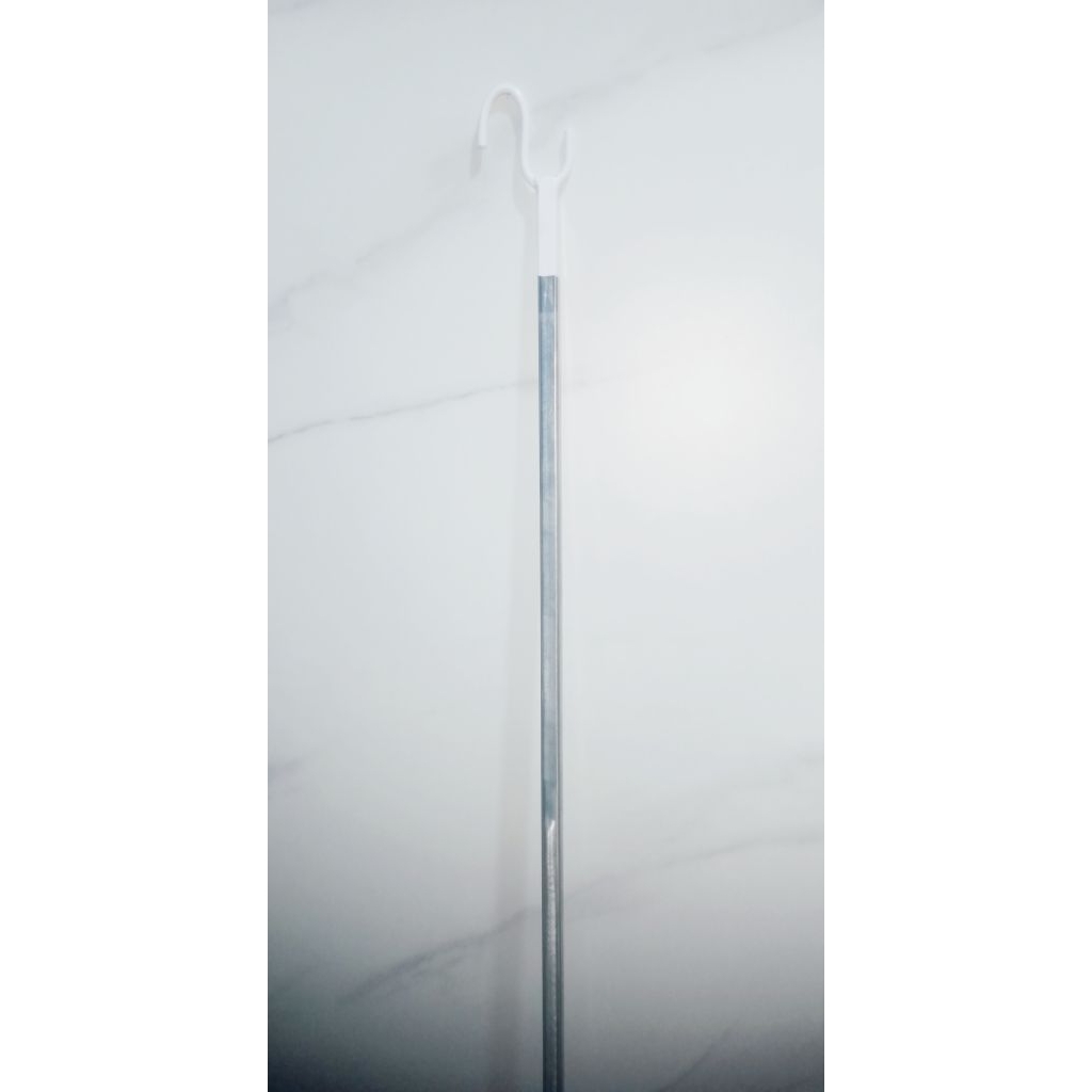 tongkat pengait jemuran baju besi galvanis kuat 7 turunan