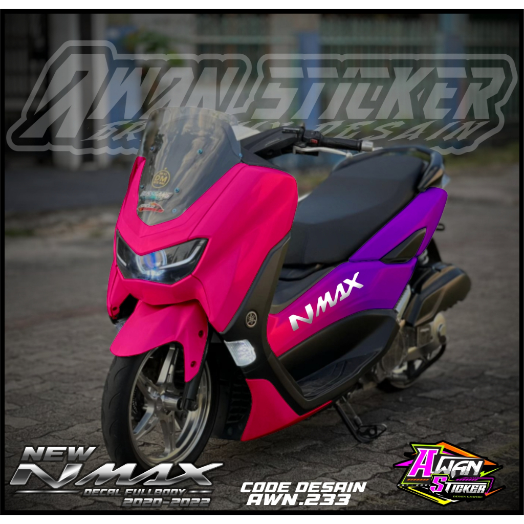 decal full body nmax 2020-2022 terbaru sticker variasi motor nmax AWN.233