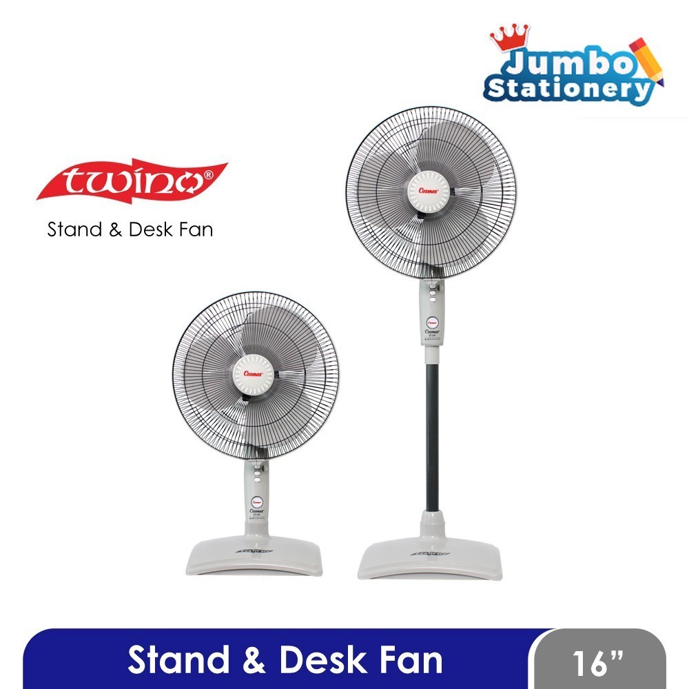 ELEKTRIK - Cosmos Kipas Angin 2in1 (16 inch - Kipas Angin Berdiri & Meja) - 16 SN