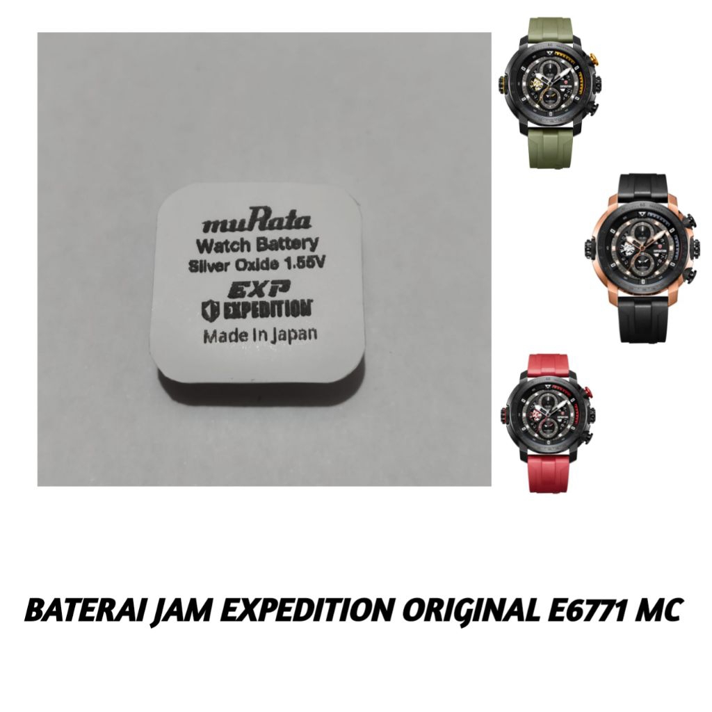 Baterai Jam Expedition original E6771 MC