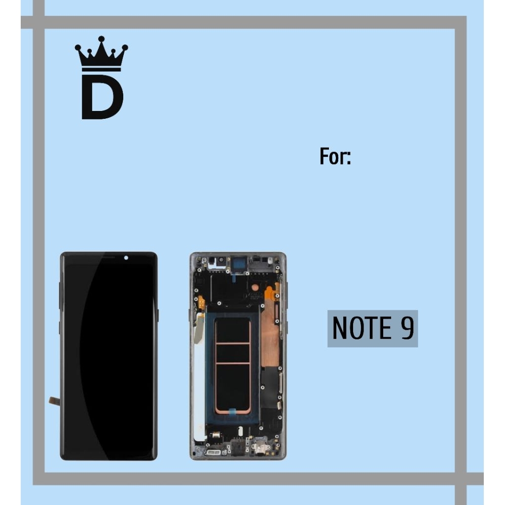 LCD TOUCHSCREEN OLED SAMSUNG NOTE 9 FULLSET