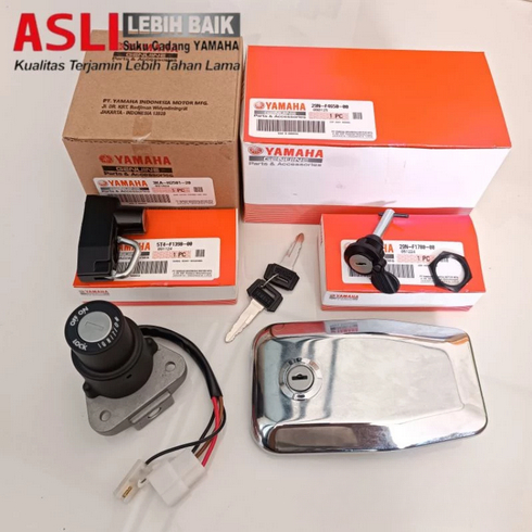 Kunci Kontak RX King Original 1 Set - Kunci Set Lengkap Motor RX King New - Kunci Kontak Set RX King