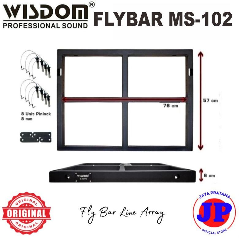 Wisdom Fly Bar Line Array MS-102 Gantungan Line Array Wisdom MS102 Flybar Besi