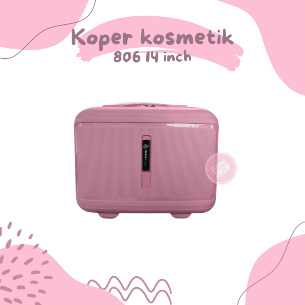 KOPER 14 inch PP ANTI PECAH 806 / KOPER 14 INCH / KOPER CUTE / KOPER KOSMETIK / KOPER SERBA GUNA / A
