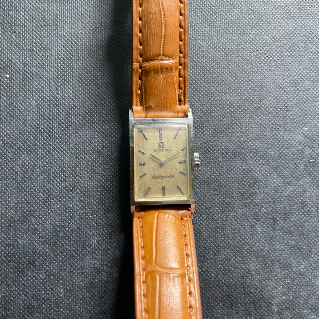 Jam Tangan Wanita Omega Ladymatic Tank Cal.661 Mesin Mulus