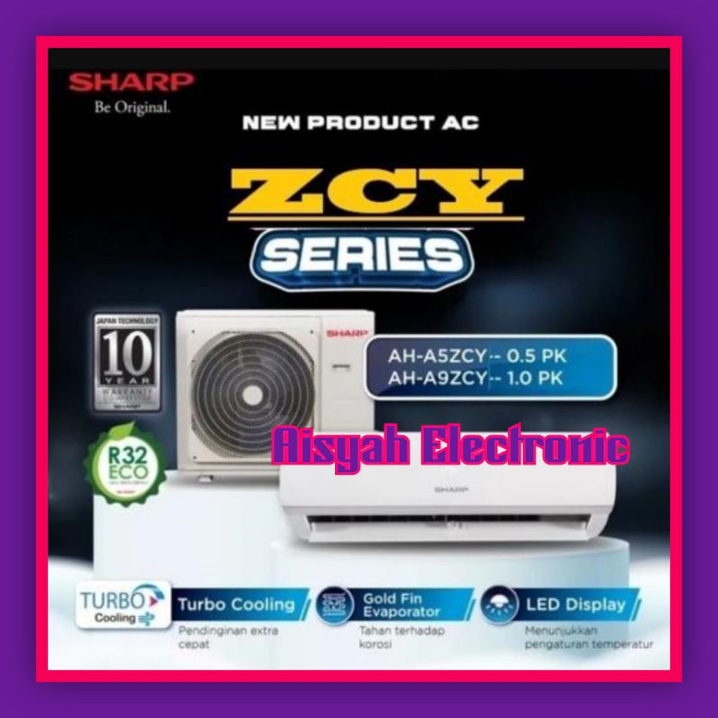 AC SHARP 1 PK CHINA AH-9ZCY GARANSI RESMI