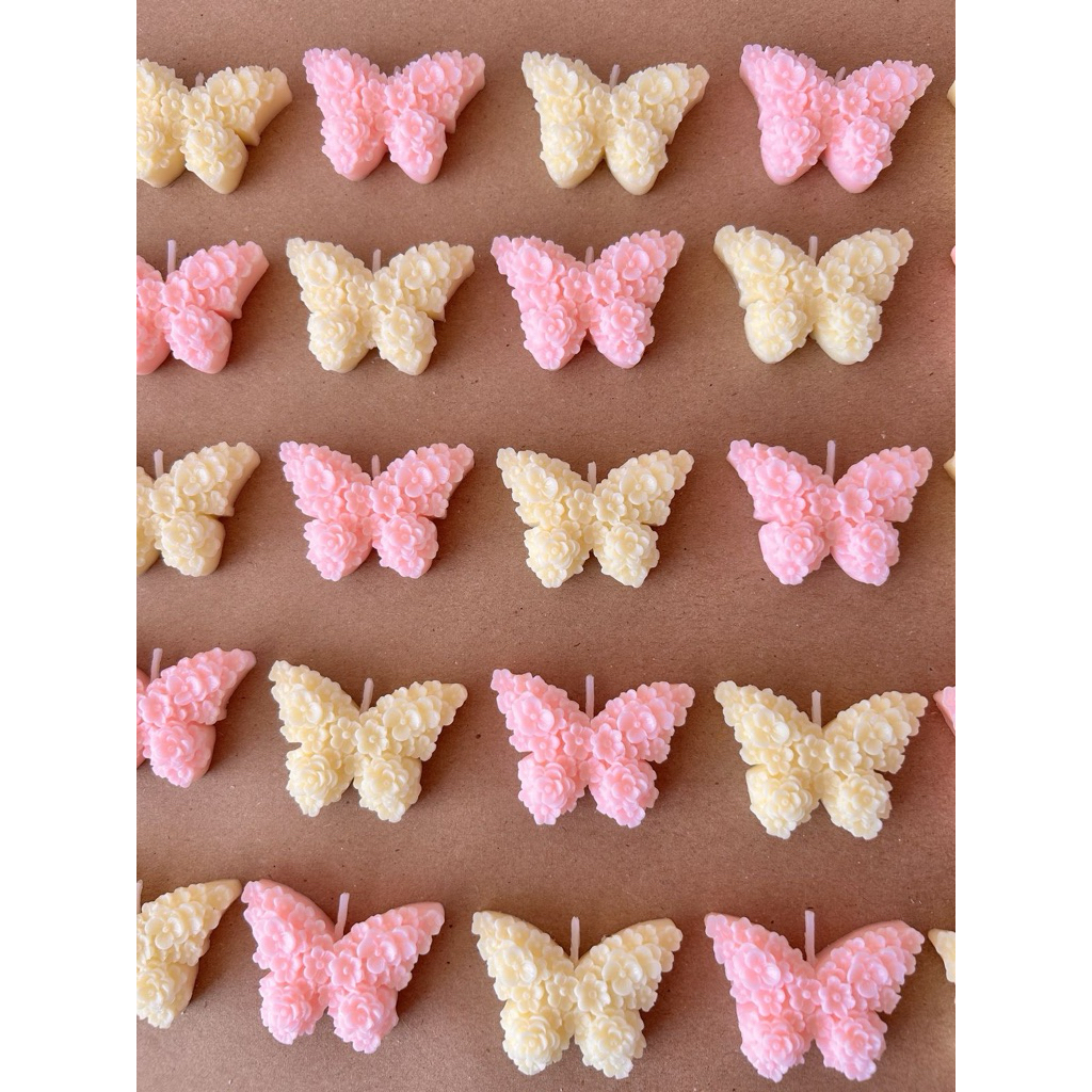 Twntiesgirl Butterfly Scented Candle // lilin suvenir // suvenir wedding // suvenir pernikahan