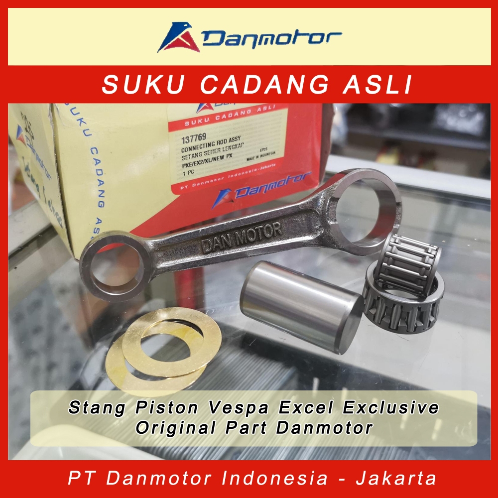 Danmotor Stang Piston Vespa Excel Exclusive Original Part Danmotor